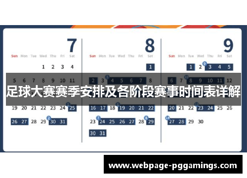 足球大赛赛季安排及各阶段赛事时间表详解