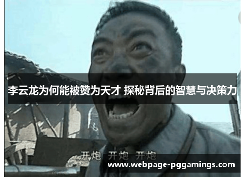 李云龙为何能被赞为天才 探秘背后的智慧与决策力